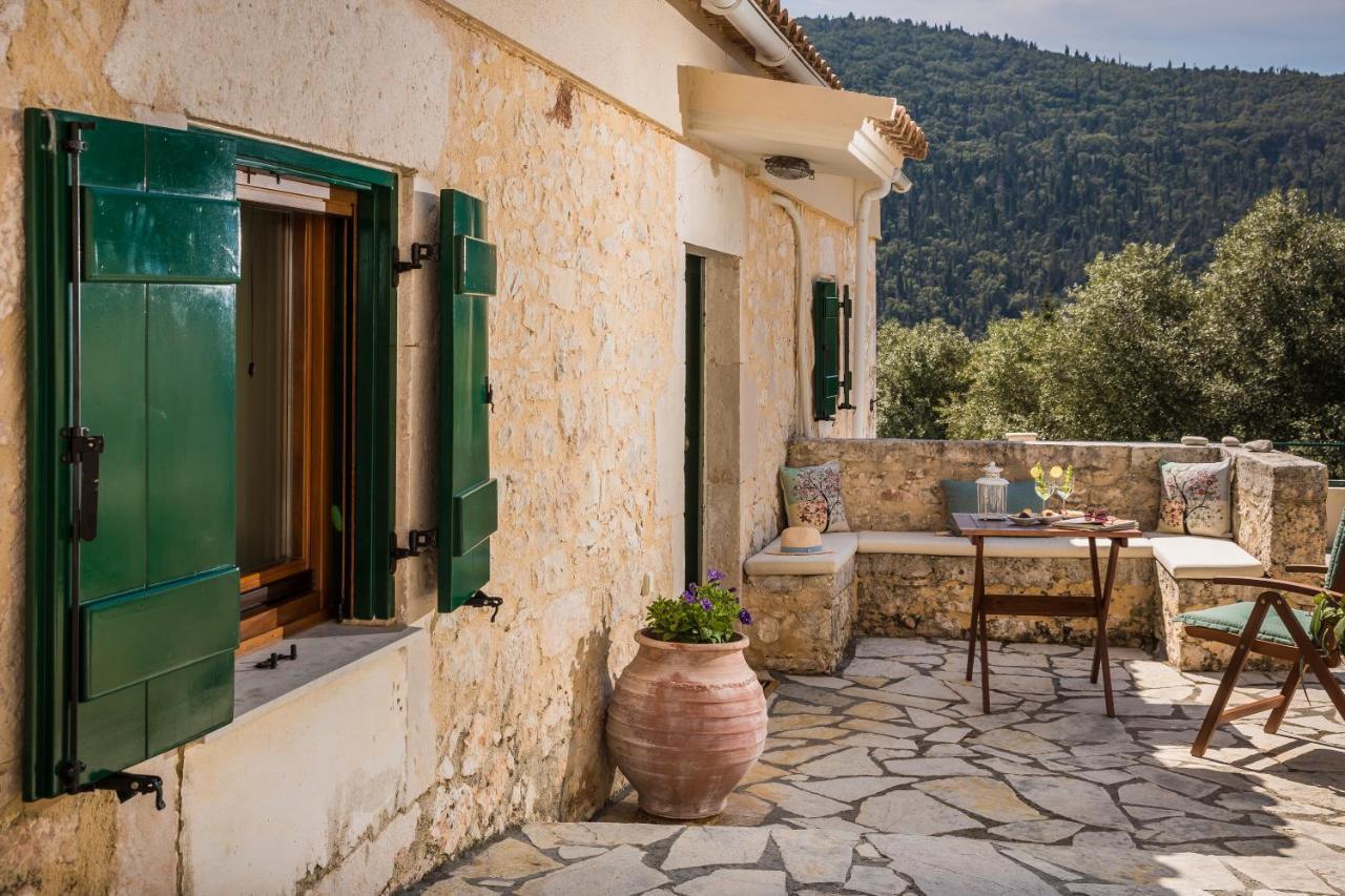Traditional Stone House Anofli 1843 Fiskardo Kefalonia Bagian luar foto
