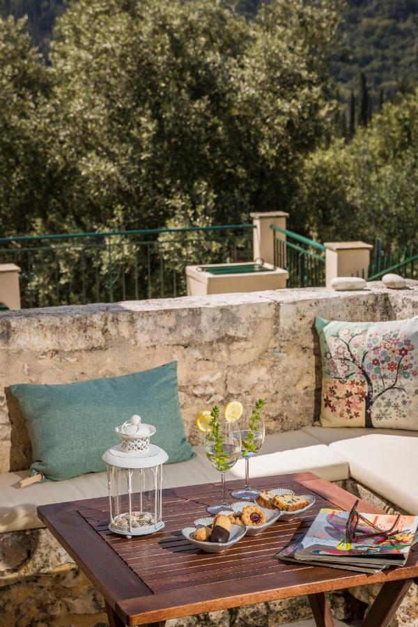Traditional Stone House Anofli 1843 Fiskardo Kefalonia Bagian luar foto