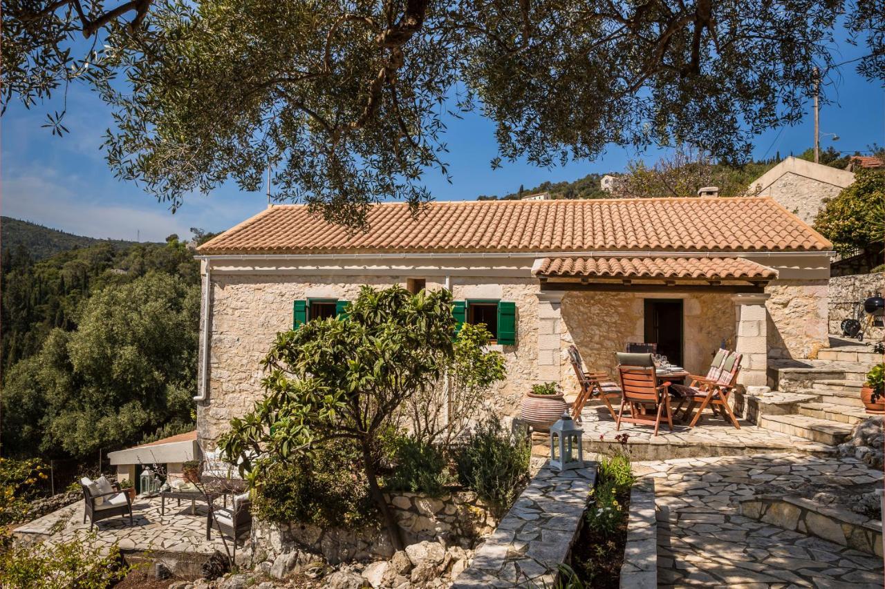 Traditional Stone House Anofli 1843 Fiskardo Kefalonia Bagian luar foto