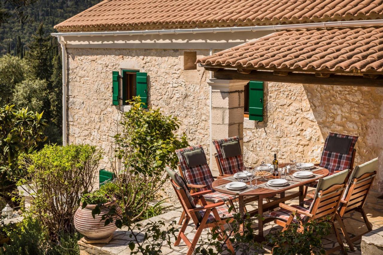 Traditional Stone House Anofli 1843 Fiskardo Kefalonia Bagian luar foto