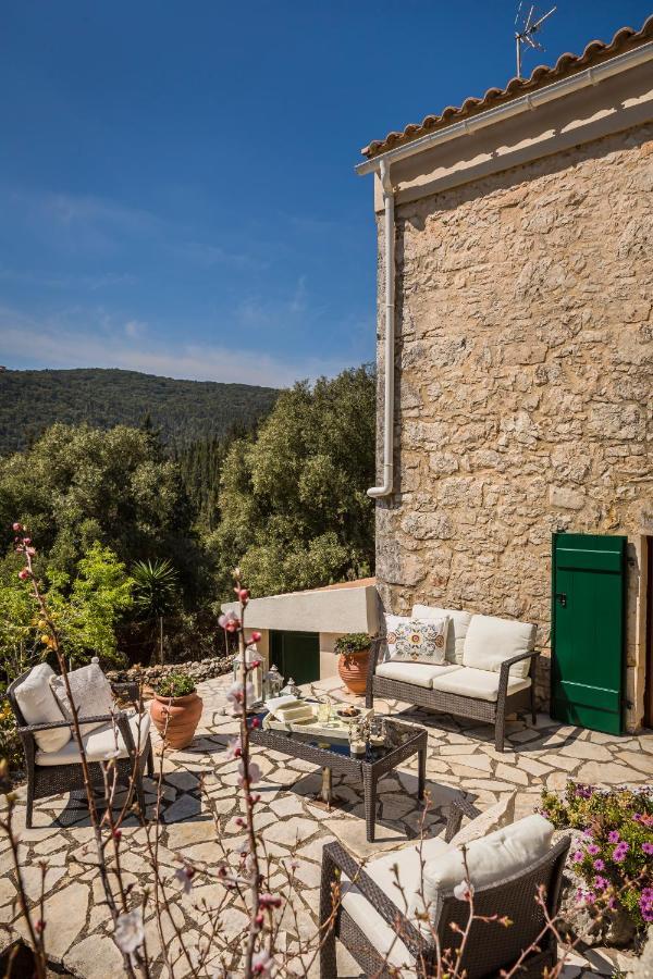Traditional Stone House Anofli 1843 Fiskardo Kefalonia Bagian luar foto